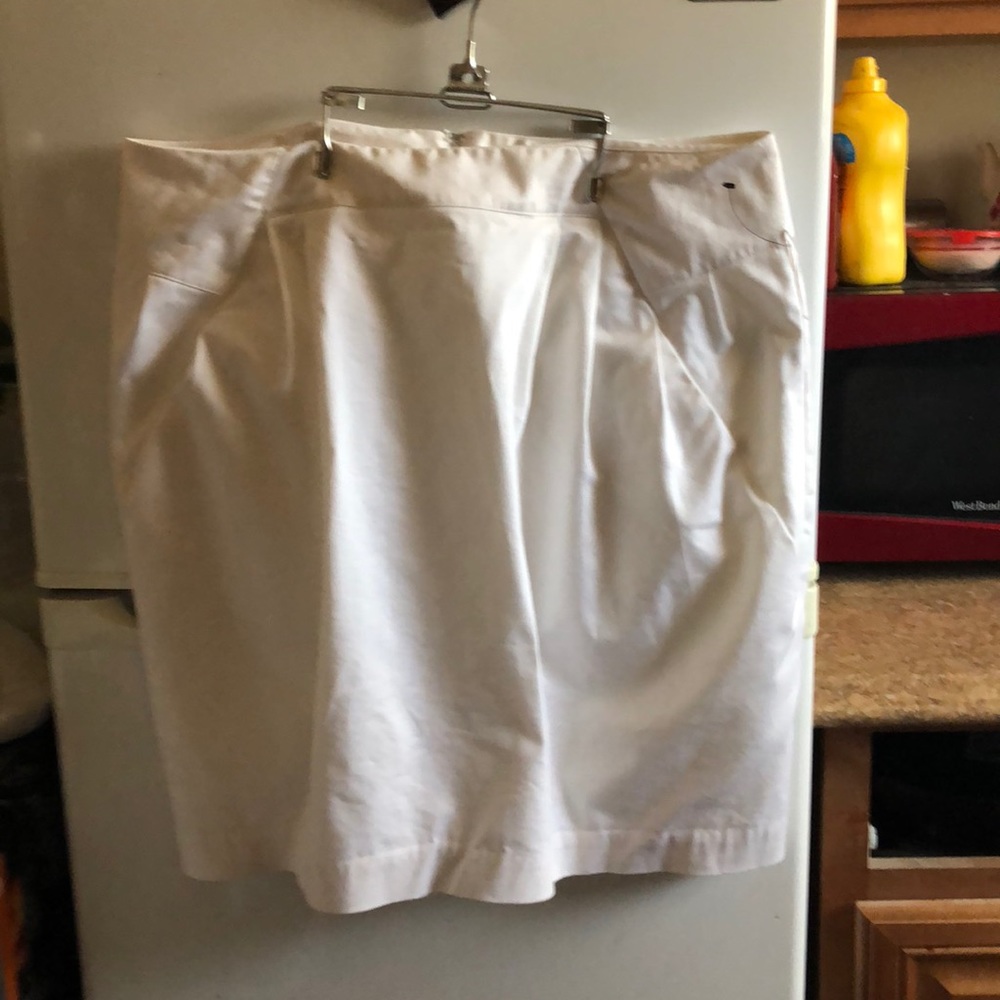 White skirt